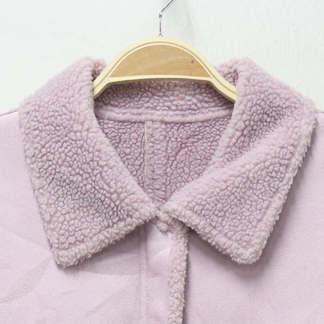  그린클럽 핑크 뽀글이 무스탕 60279 상품이미지3