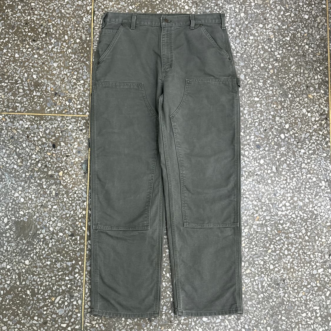 칼하트 더블니 카펜터 팬츠 B136-MOS 36 상품이미지1