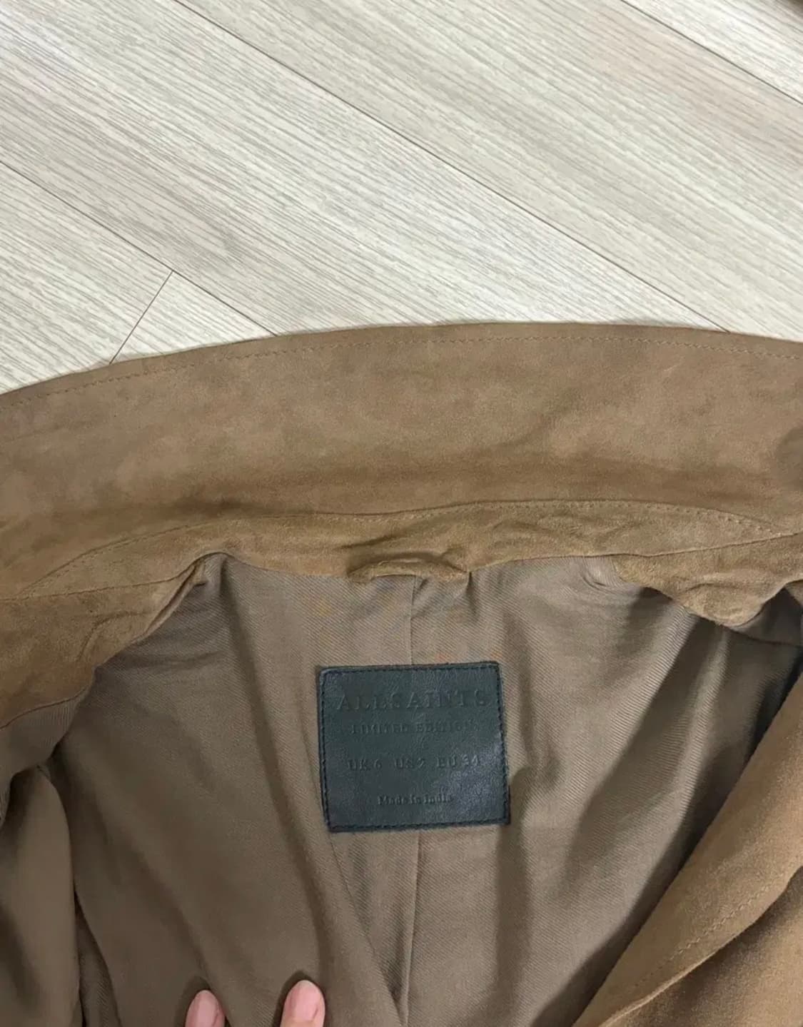 Allsaints/ 올세인츠 / 스웨이드자켓 /55사이즈 /가죽자켓 상품이미지5