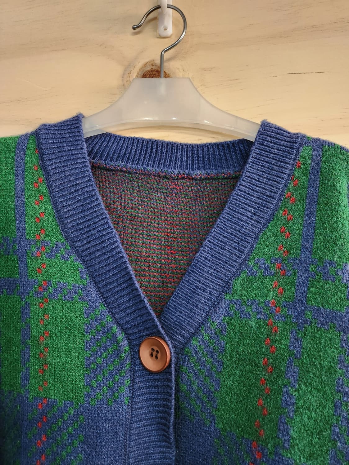 355) 이프네 체크 가디건 상품이미지2