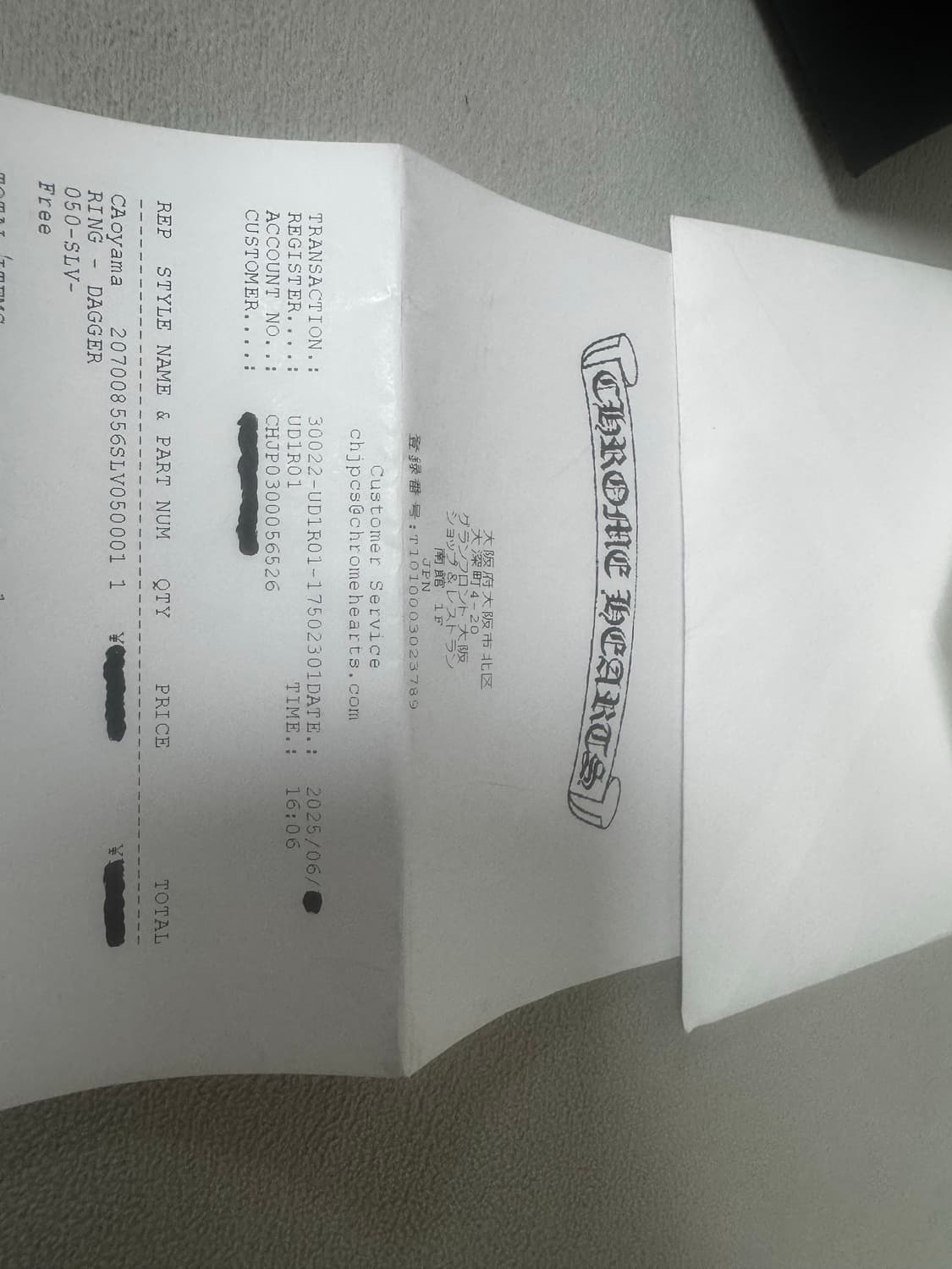 크롬하츠 대거링 us5 상품이미지2