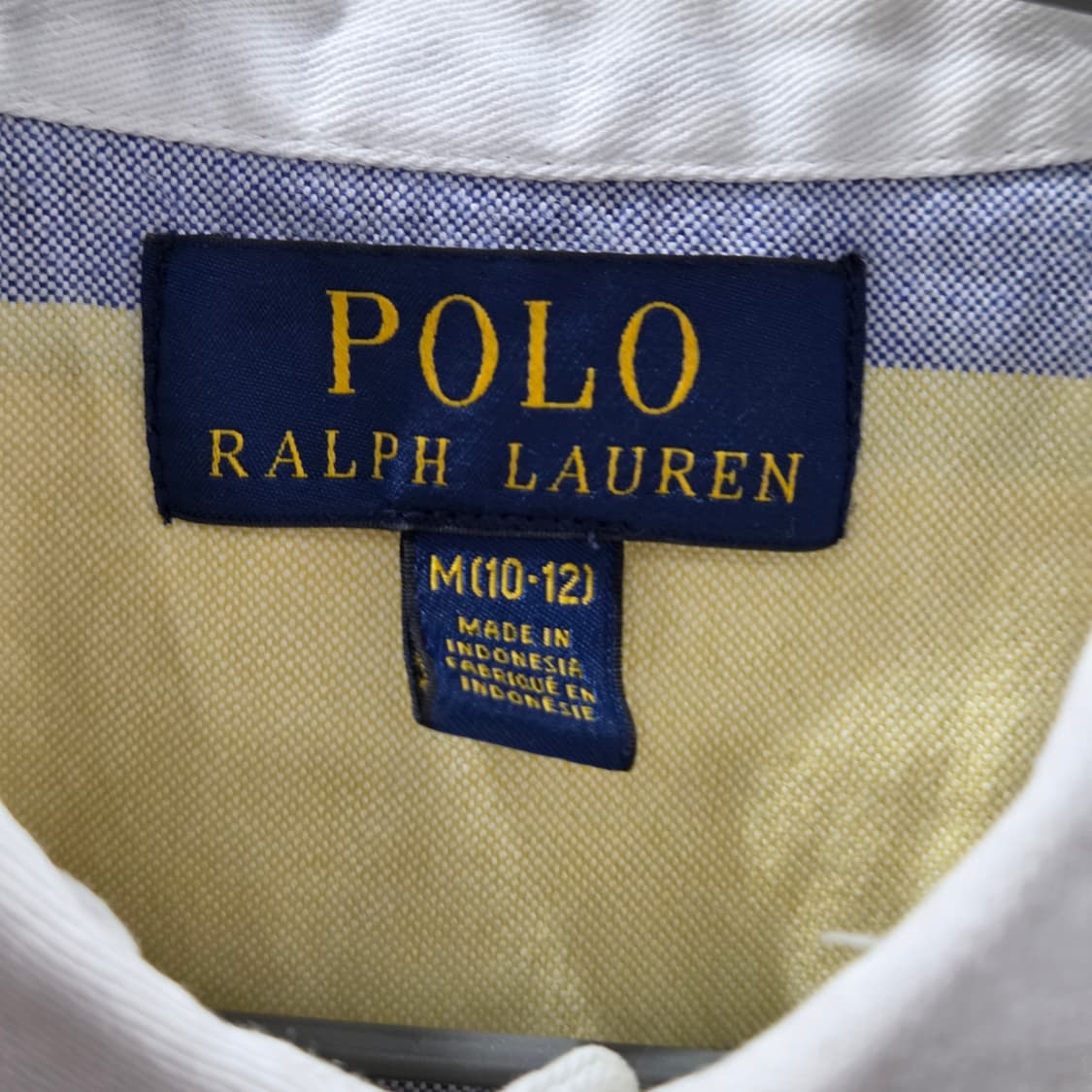 폴로랄프로렌 키즈 스트라이프 럭비셔츠 M/10/12 상품이미지3