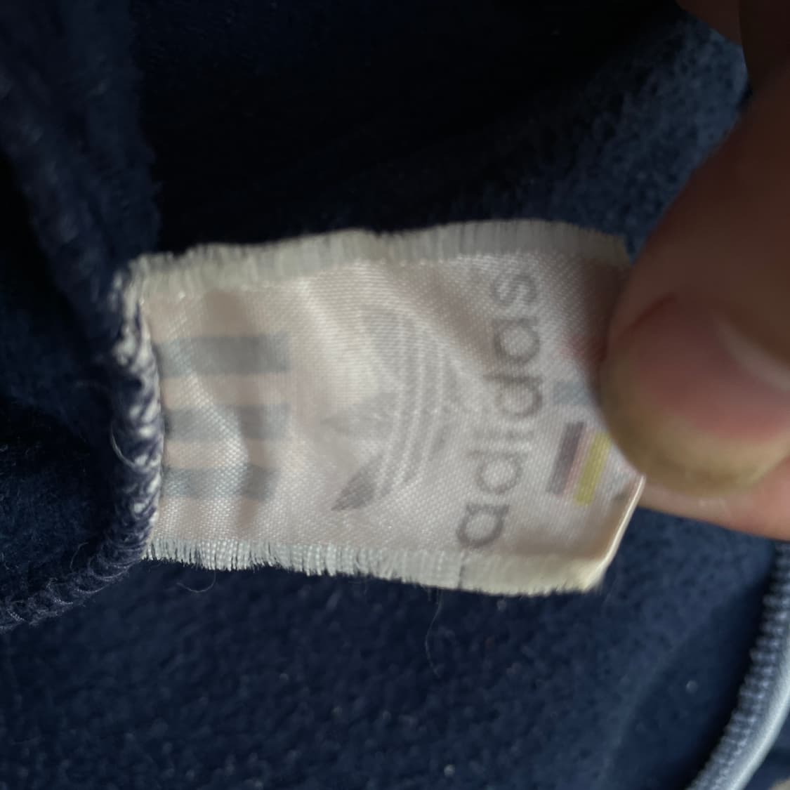 80s 아디다스 파이어버드 빅로고 져지 후리스 트랙탑 XL 상품이미지7