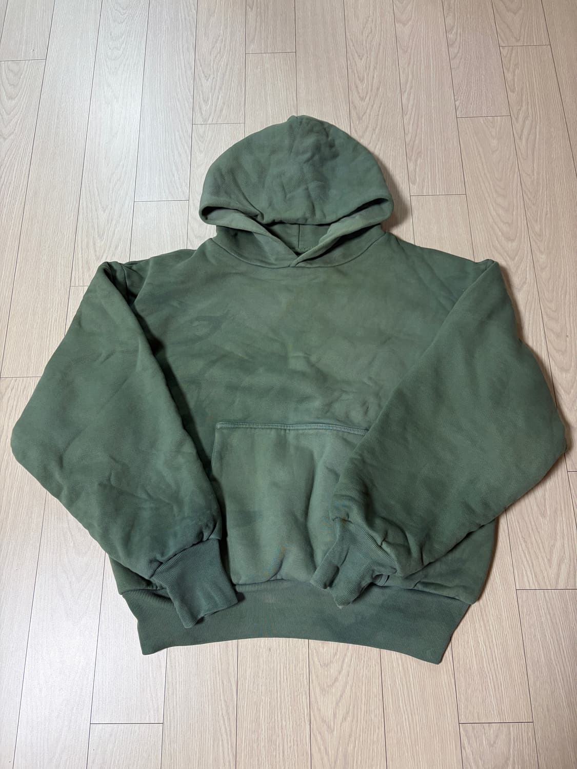 칸예 대선후드 카키 (염색) m 상품이미지1