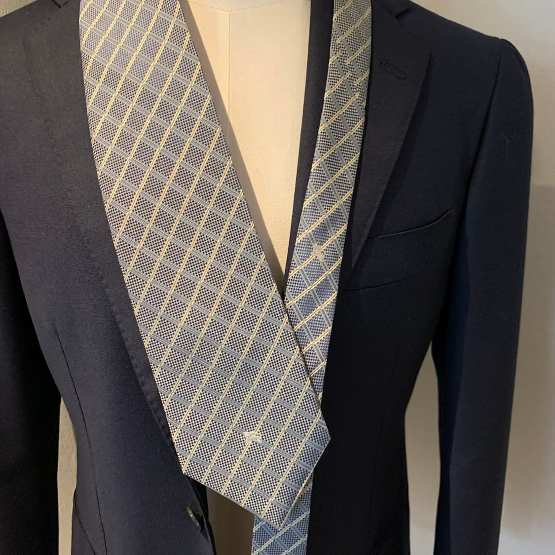 버버리(BURBERRY) 명품 체크넥타이 100실크 A등급 상품이미지2