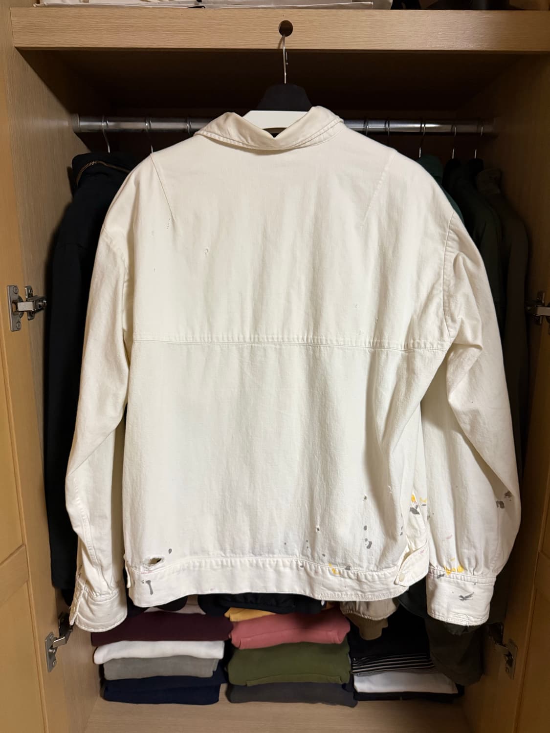 [1] 안셀름 데님 자켓 화이트 에크루 익스클루시브 상품이미지2