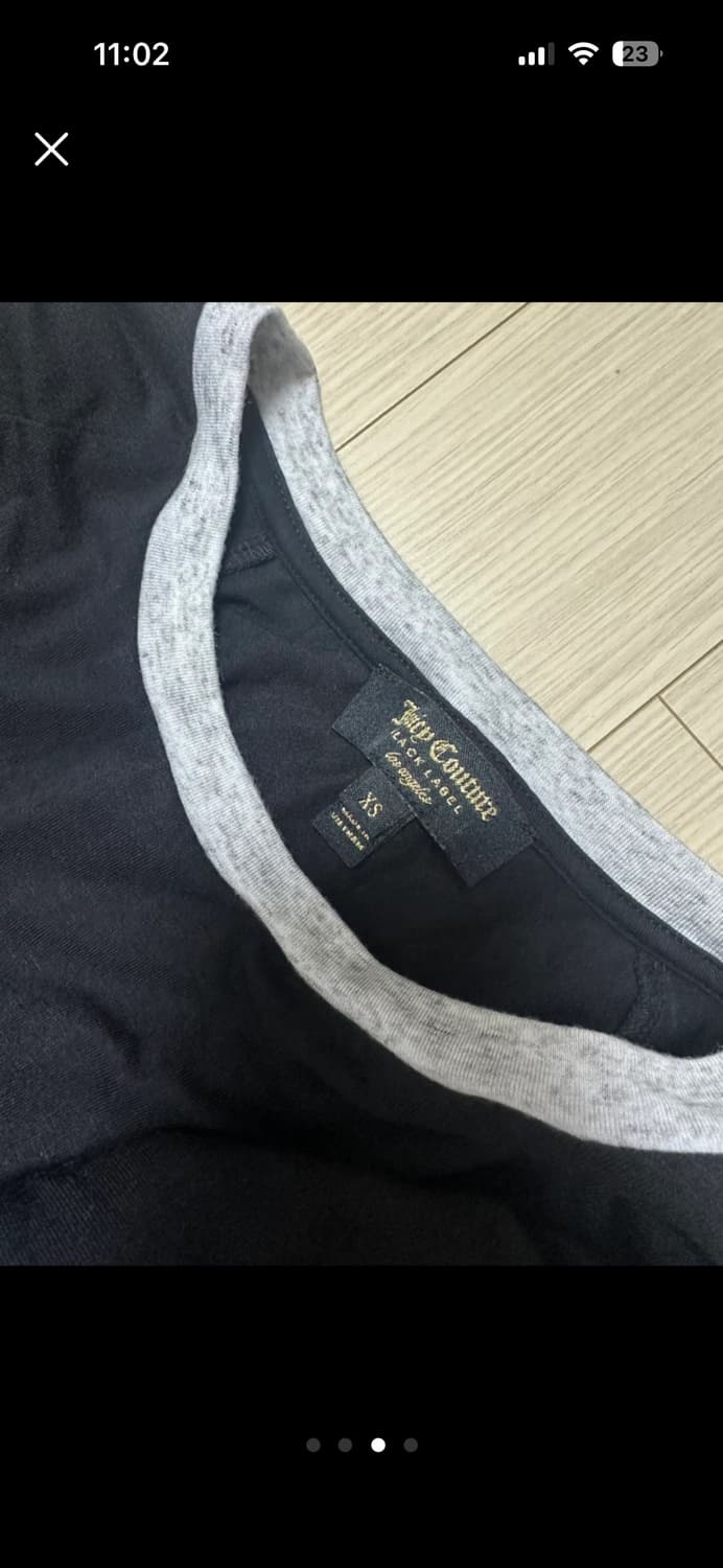 Juicy Couture 블랙 프릴 원피스 XS  상품이미지3