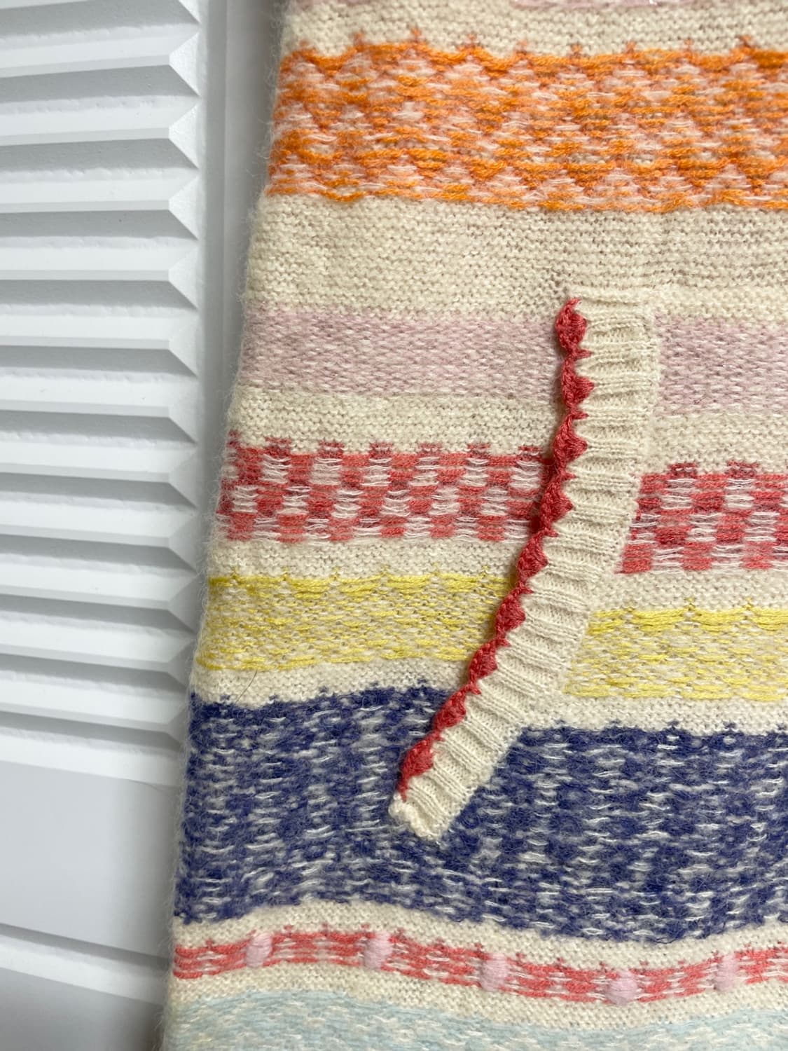 써스데이아일랜드 니트 조끼 상품이미지6