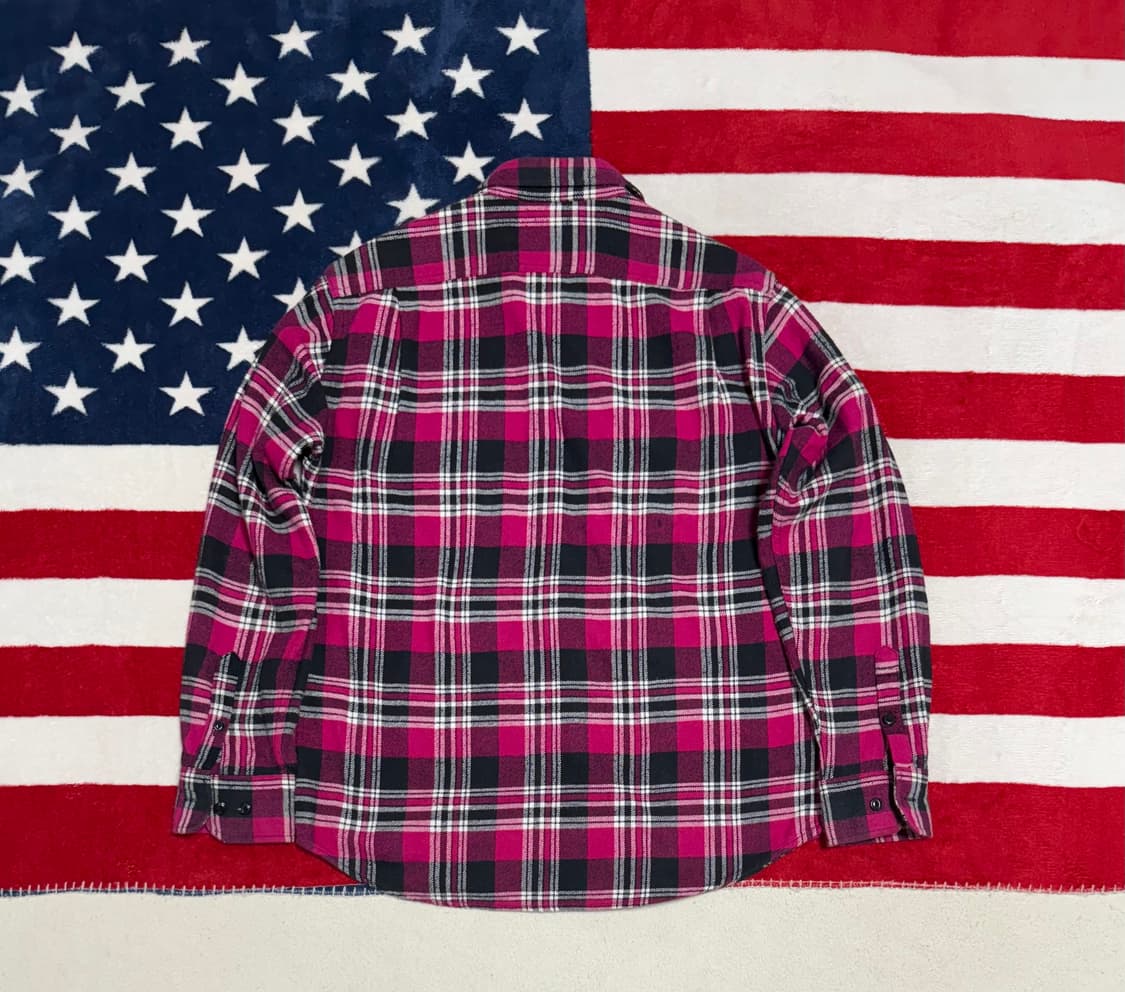 빈티지플란넬셔츠 워크웨어 flannel shirt 타탄체크 vintage 상품이미지8