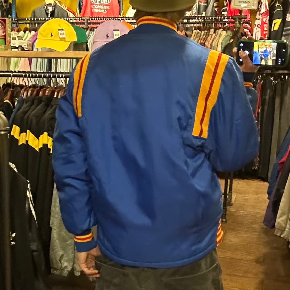 [HI] 빈티지 바시티 블루/옐로 상품이미지5