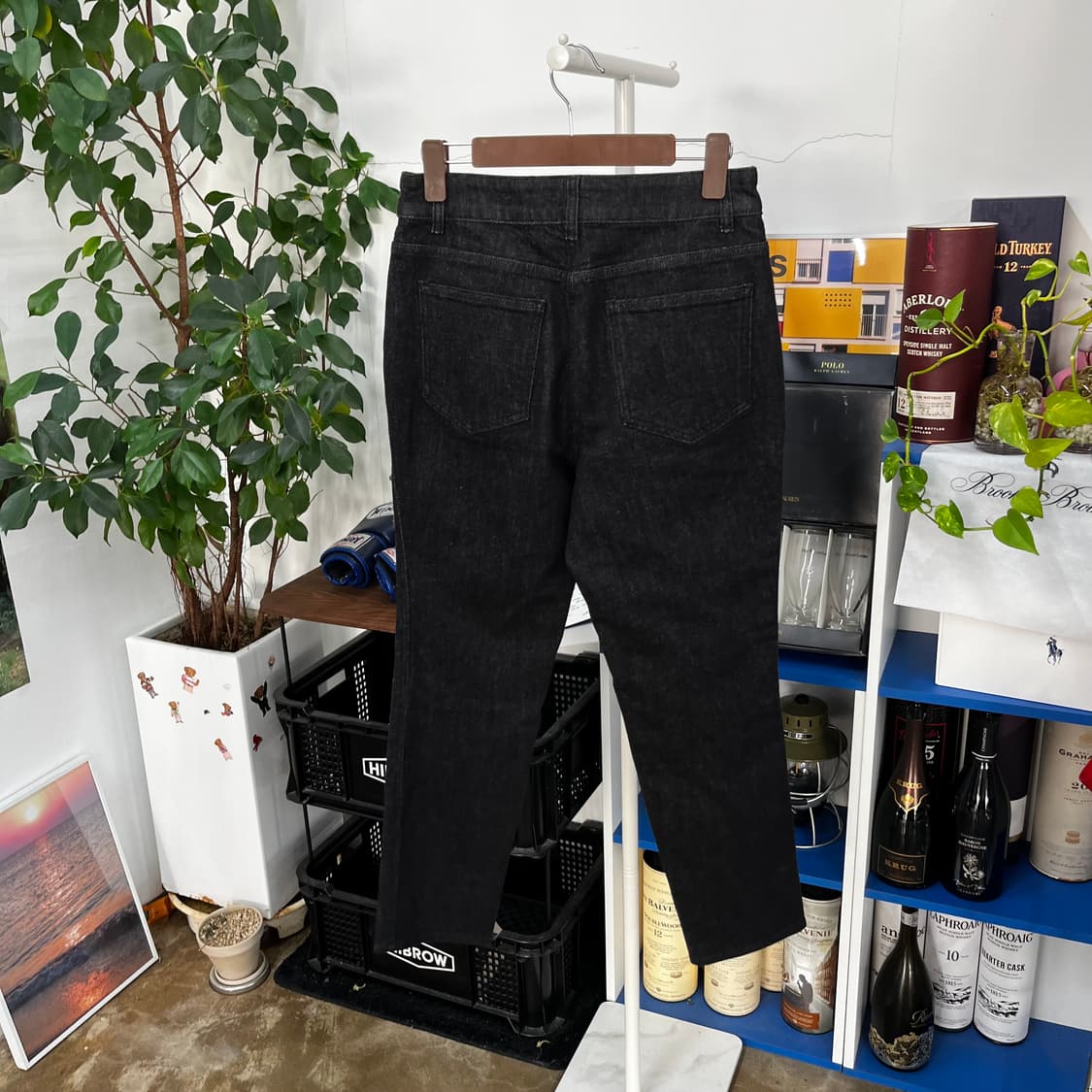 랑방컬렉션 2024 흑청 데님팬츠 64 상품이미지4