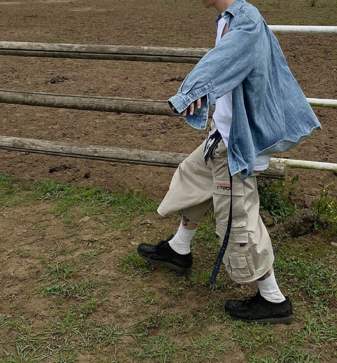 [XL] 마틴로즈 폴드 카고 쇼츠 베이지 52사이즈 상품이미지1