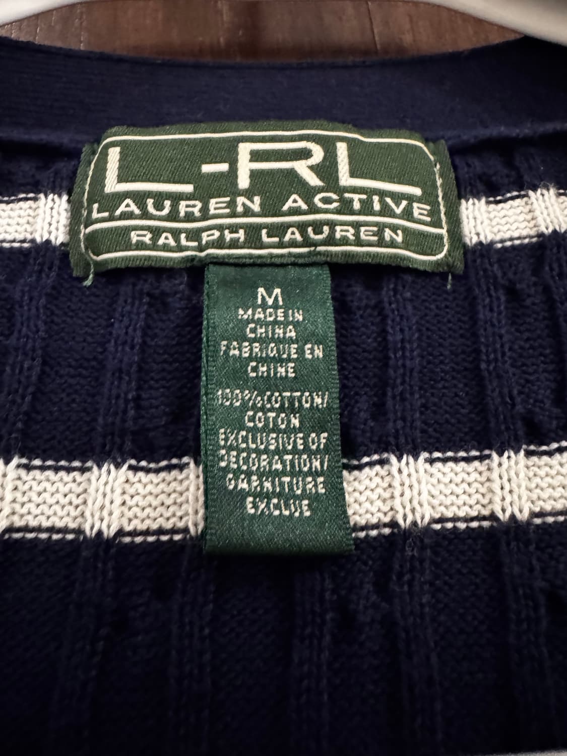 로렌 랄프로렌 스트라이프 니트 가디건 상품이미지5