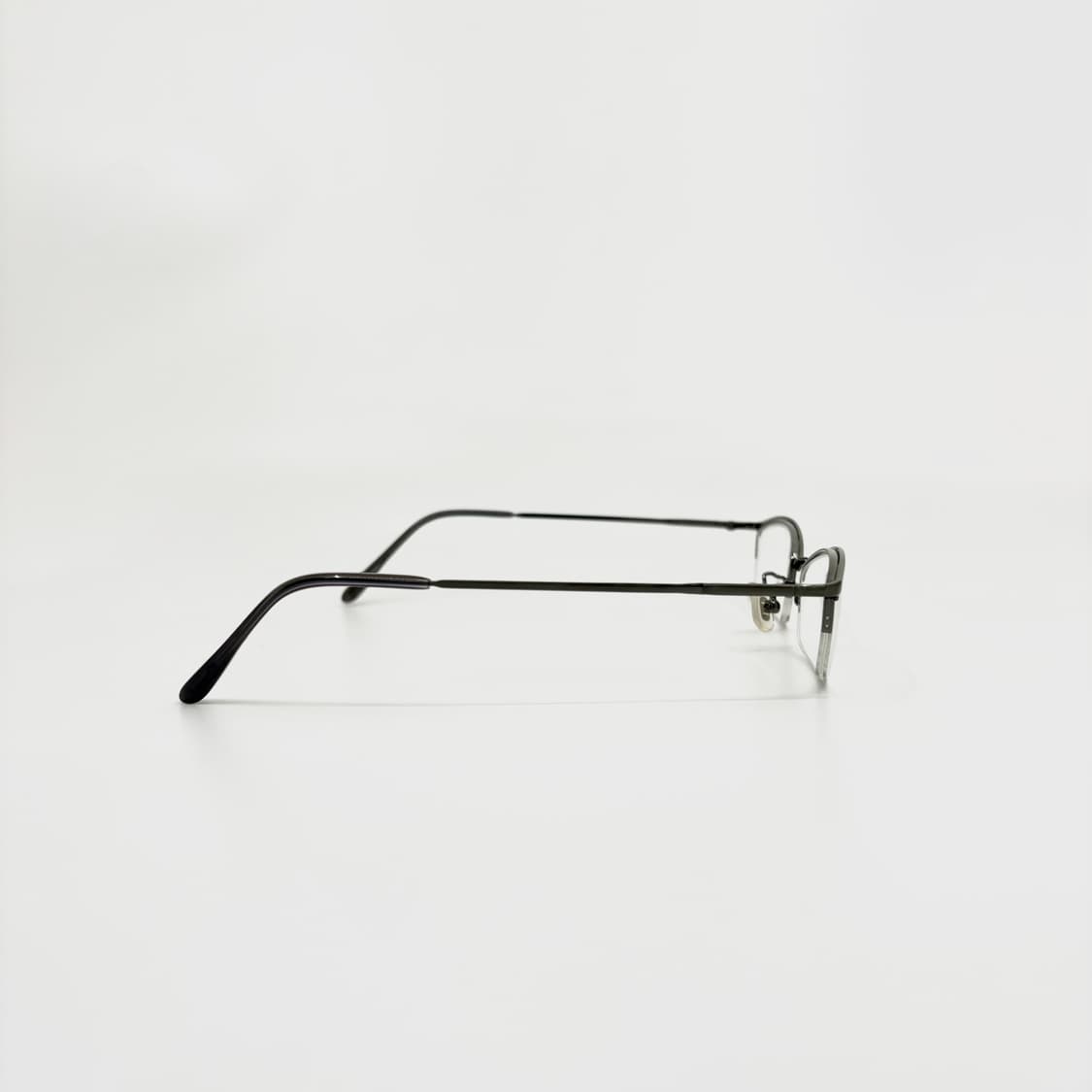 Dolmolu 빈티지 긱시크 반무테 실버그레이 메탈 프레임 안경 상품이미지5