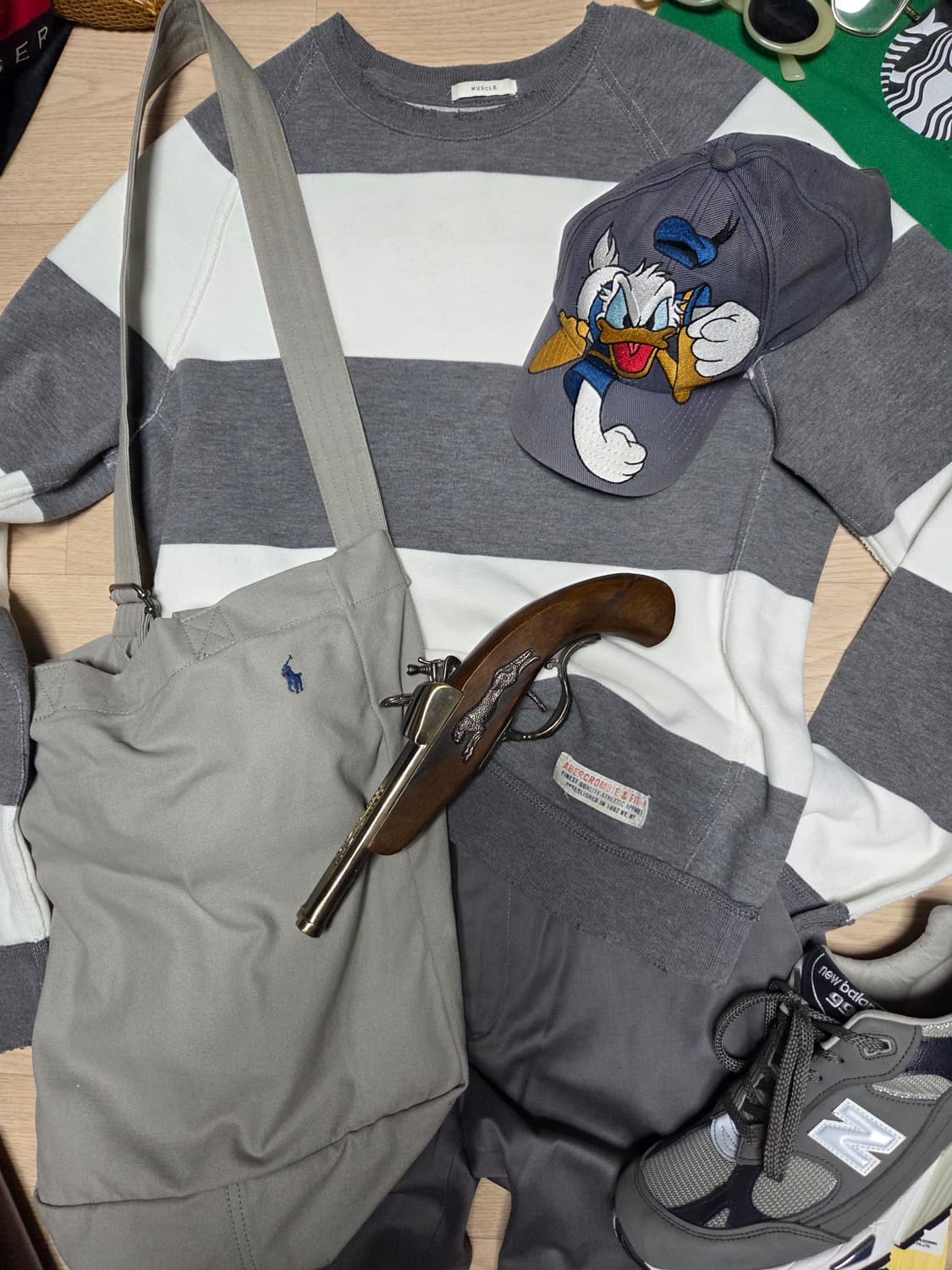 Abercrombie 단가라 스웻 셔츠 맨투맨 긴팔 티셔츠  상품이미지7