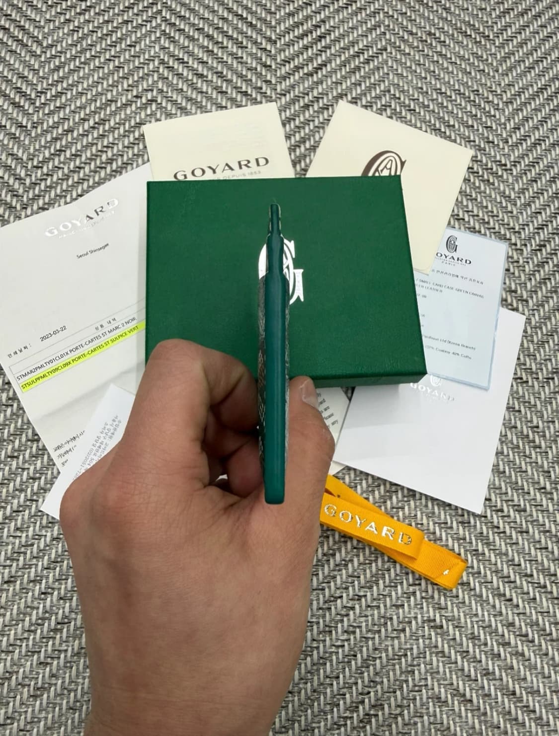 고야드 생쉴피스 카드지갑 새상품급 상품이미지3