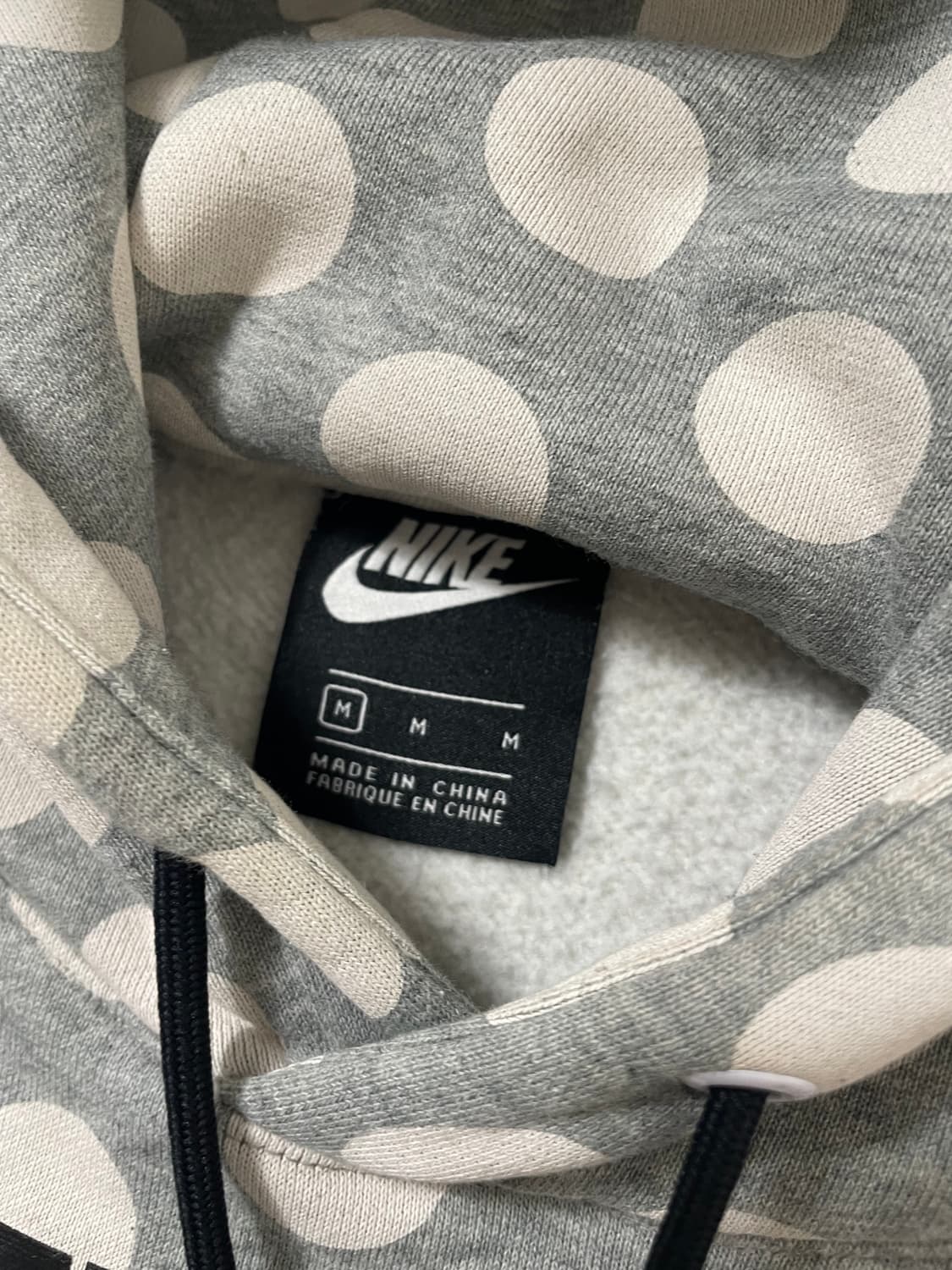 빈티지9. 나이키 NSW 도트 그레이 풀오버 후드티 후디 모리걸 핀터깔 상품이미지3