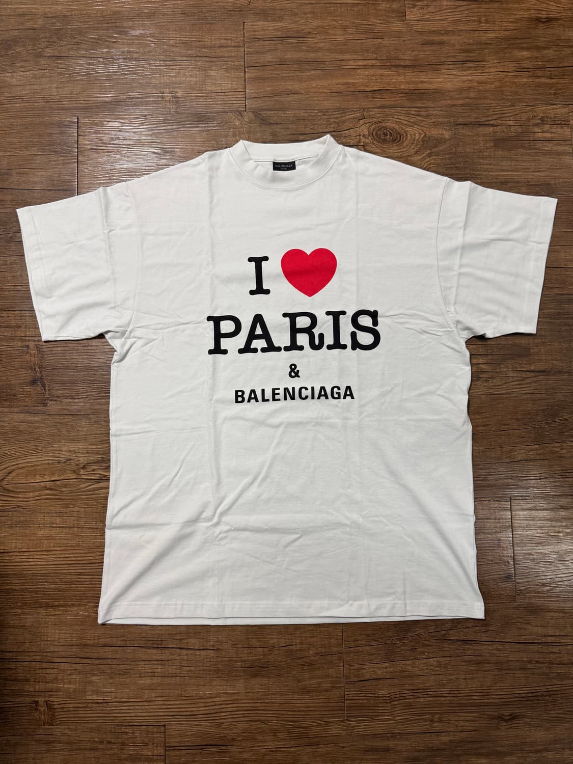 발렌시아가 아이러브파리 반팔 상품이미지1