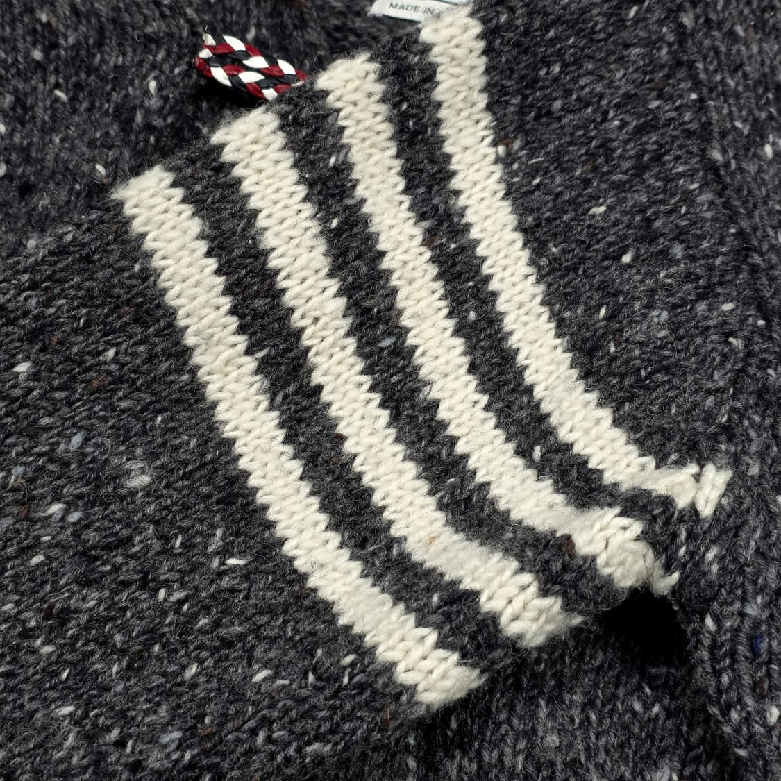 톰브라운 4바 숄카라 케이블 니트 상품이미지3