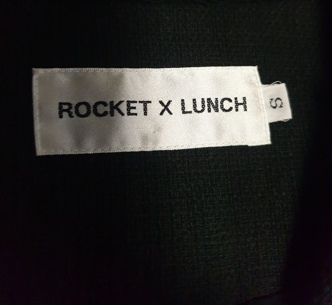 (빈티지) 로켓런치 피크트라펠 트위드 컷오프라인 컷팅 블레이저 (S) 상품이미지4