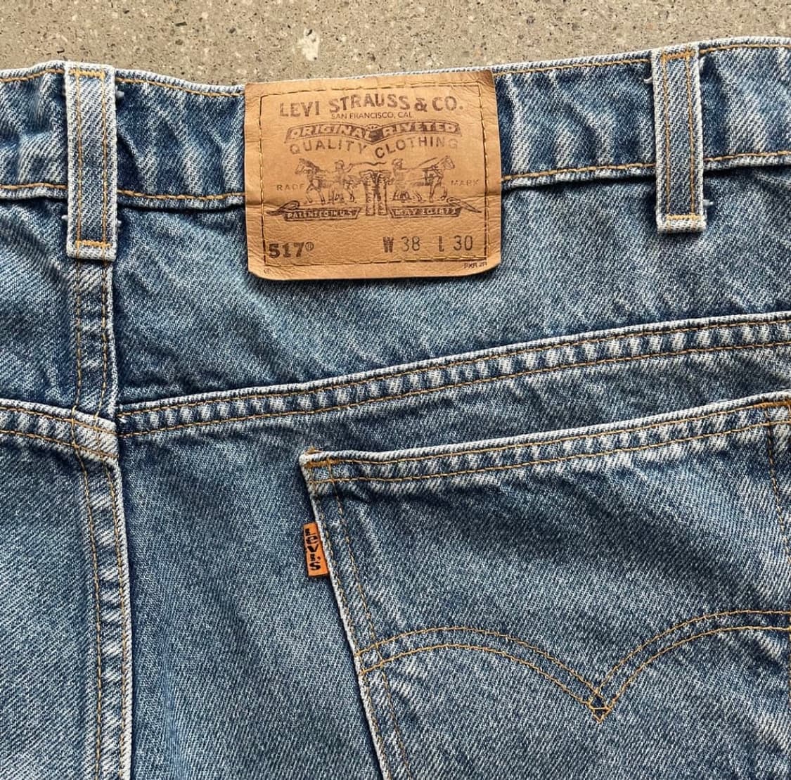 빈티지 리바이스 517 오렌지탭 made in Puerto rico 상품이미지7
