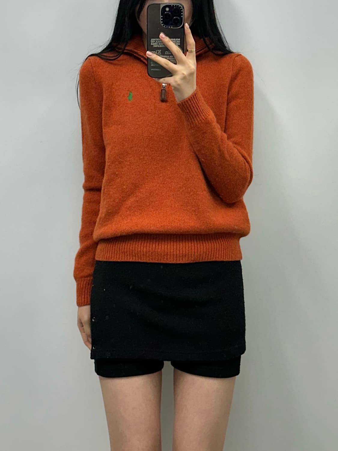 폴로 랄프로렌 캐럿 반집업 니트 상품이미지1
