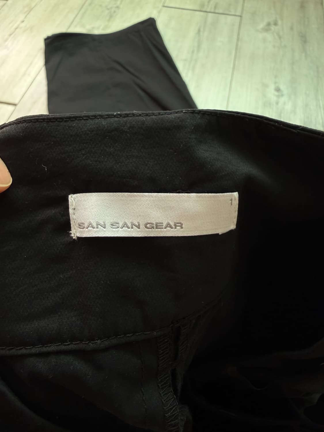 산산기어 Weld Patched Pants 패치드 팬츠 블랙 26ss 상품이미지6