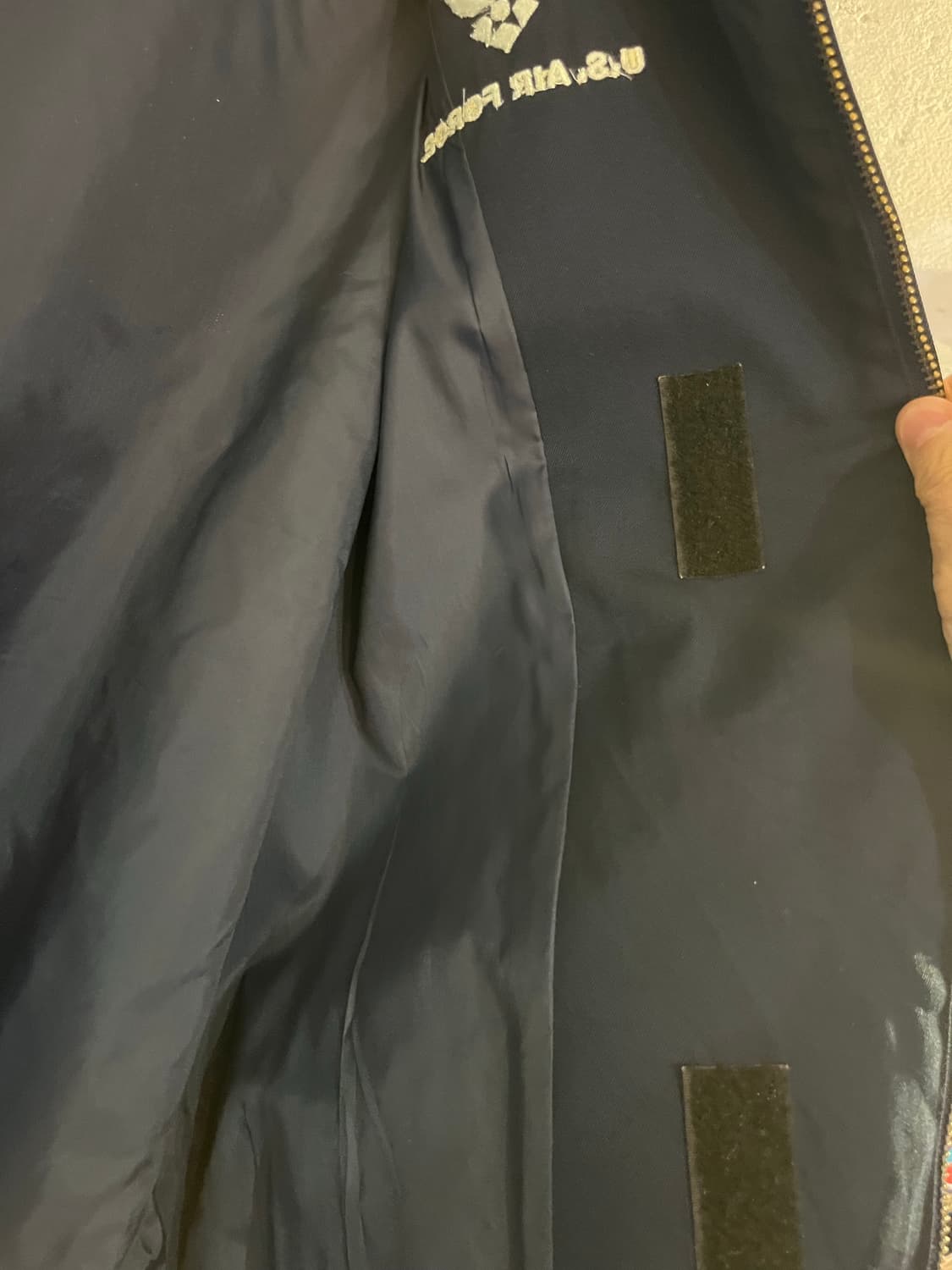 90-00’s USAF 로고 유틸리티 블루종 자켓 상품이미지9