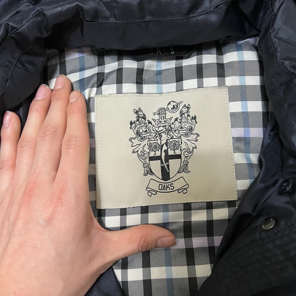 닥스 런던 여성 프리미엄 구스다운 후드 롱패딩 M/95  상품이미지4