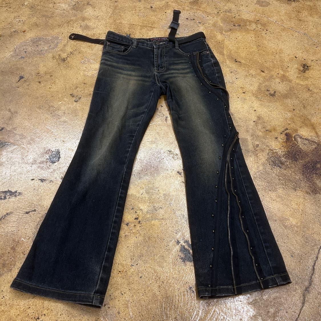 [정품/27] moziow jeans 워싱 데님팬츠 상품이미지2