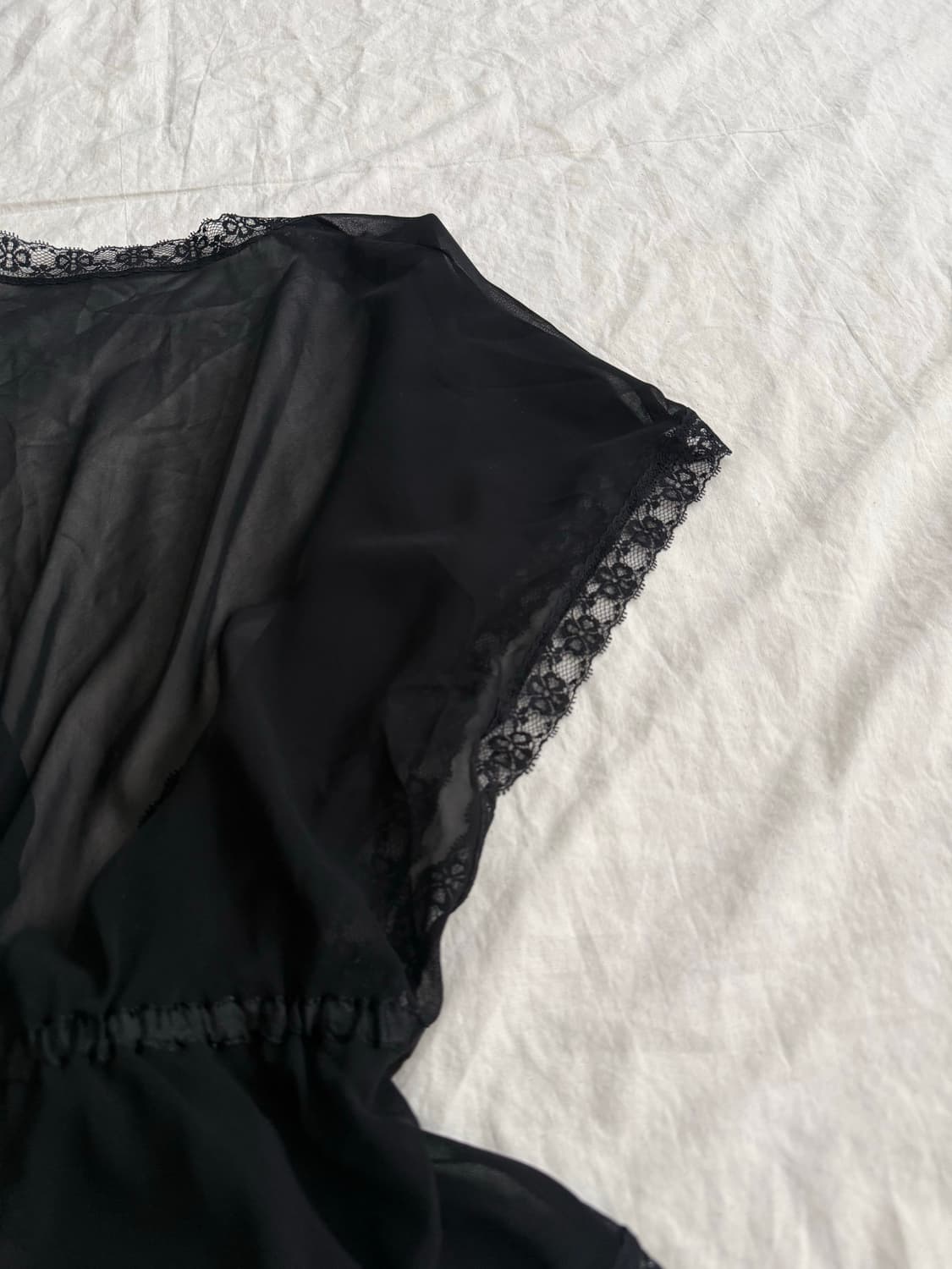 블랙 페어리 오네갸루 고딕 시스루 가디건 상품이미지6