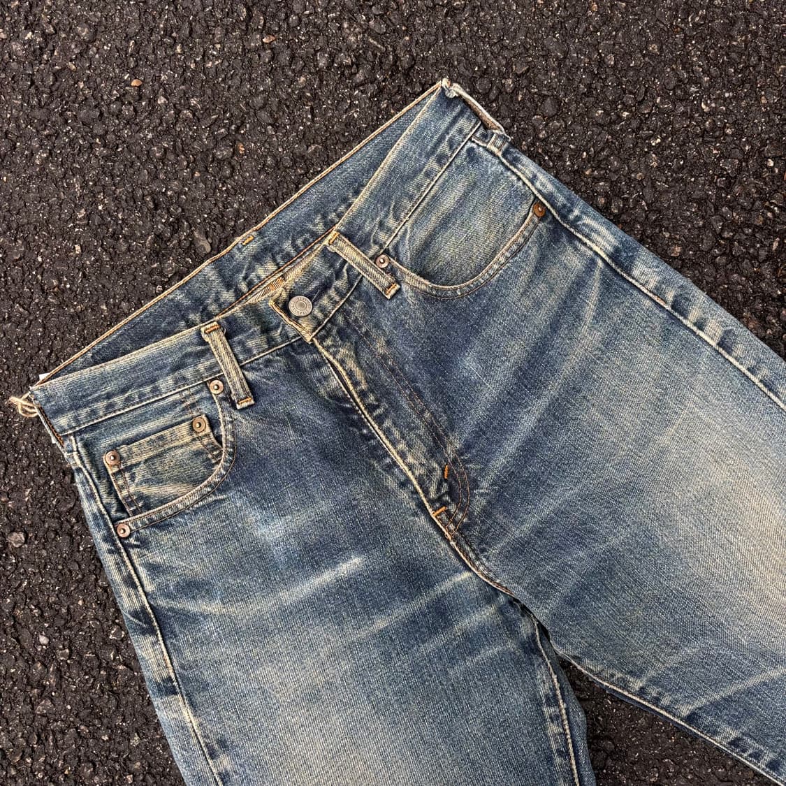 90~00년대 일본 리바이스 502 빅e 셀비지 상품이미지6