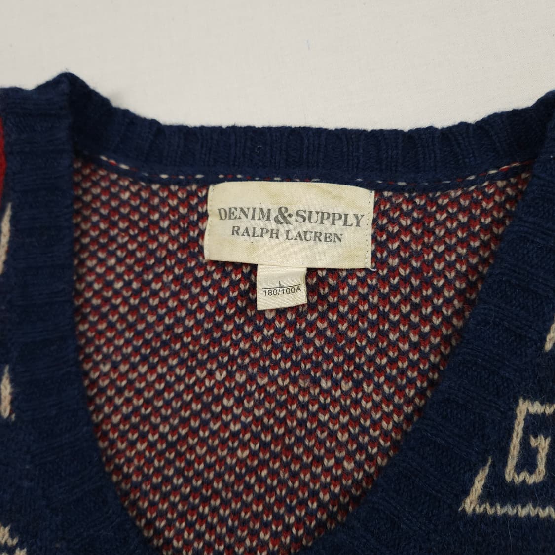 L(100) 데님앤서플라이 랄프로렌 노르딕 니트 상품이미지4