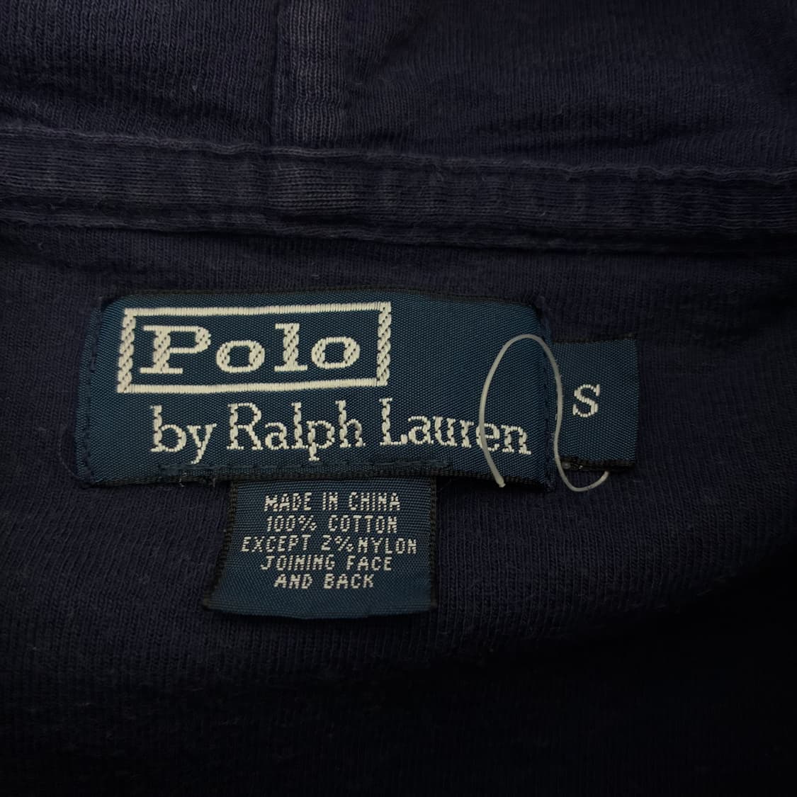 Polo 폴로 랄프로렌 90‘s 네이비 코튼 후드집업 상품이미지5
