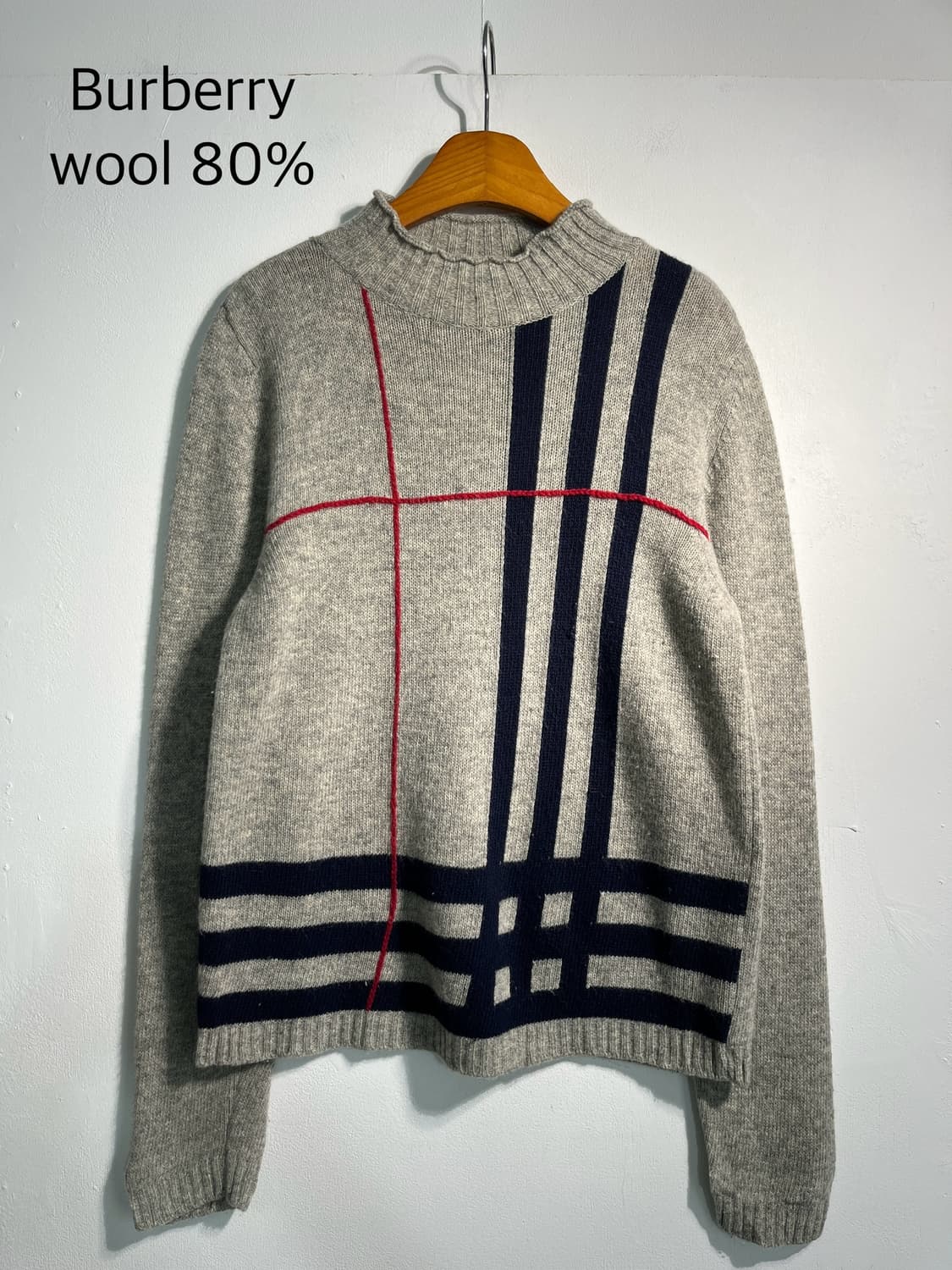Burberry 버버리 울 80% 혼방 니트 상품이미지4