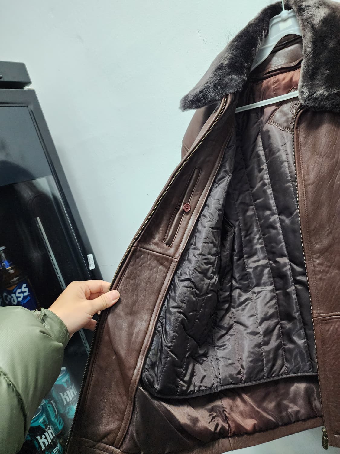 (내피포함) YSL 입생로랑 90s 리얼레더 가죽자켓  상품이미지7