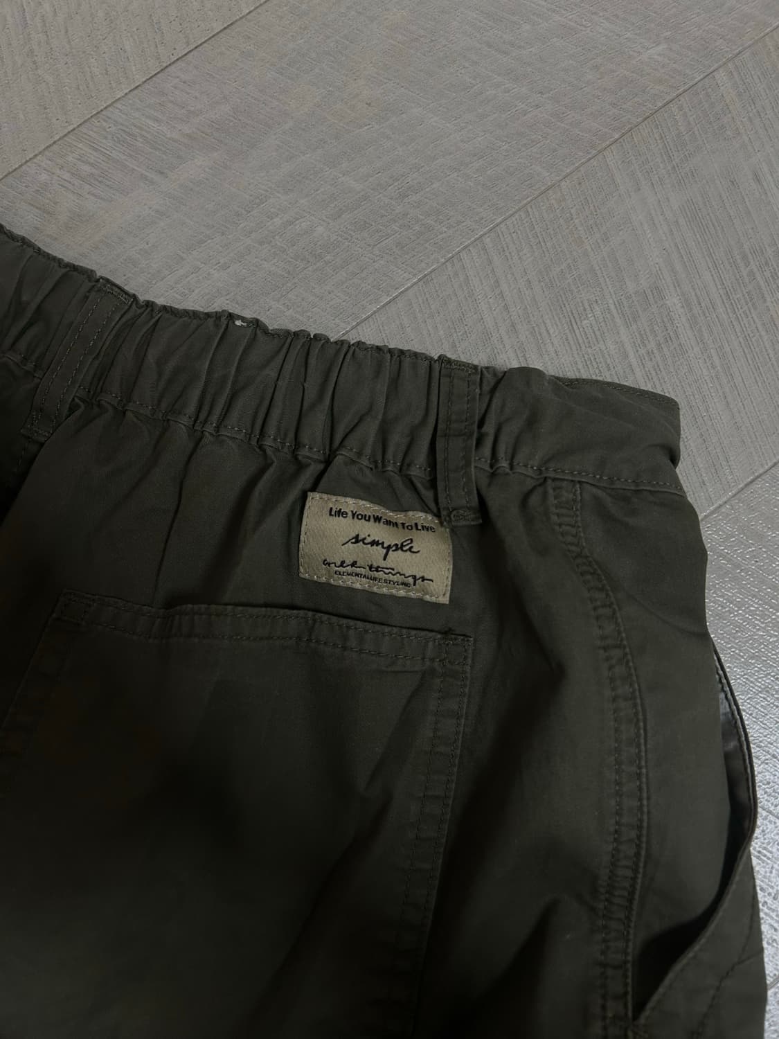 VTG 카키 카고팬츠 상품이미지5