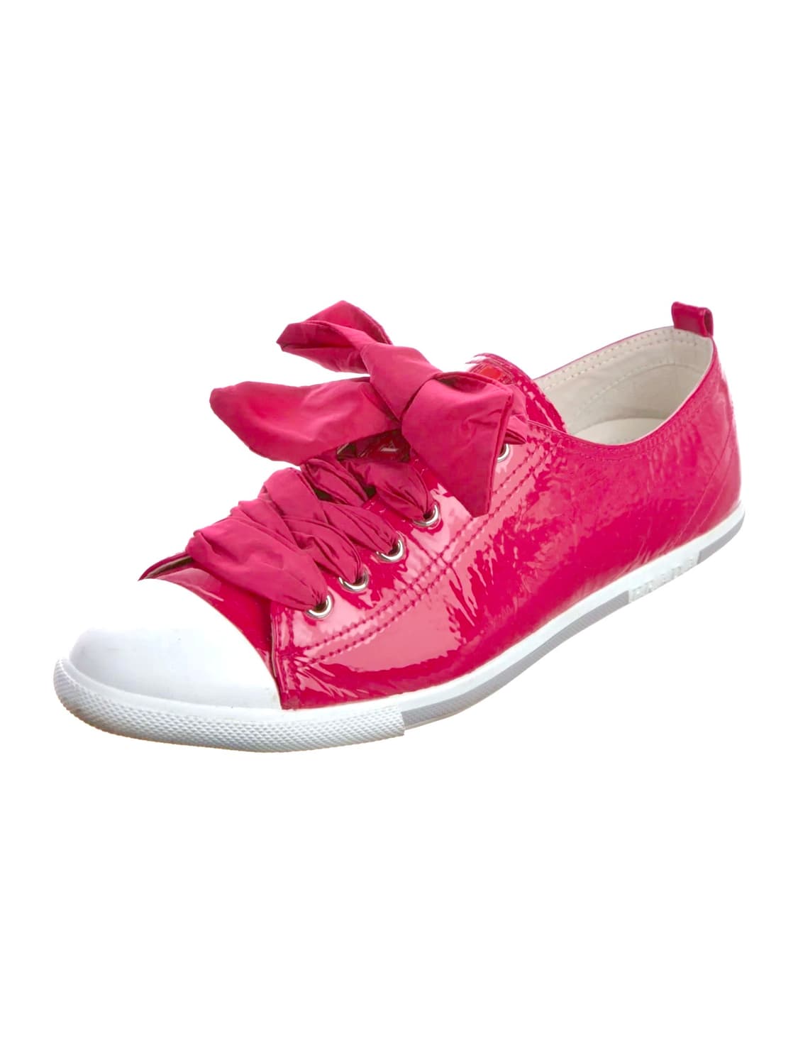 프라다 레드 스니커즈 36.5 상품이미지1