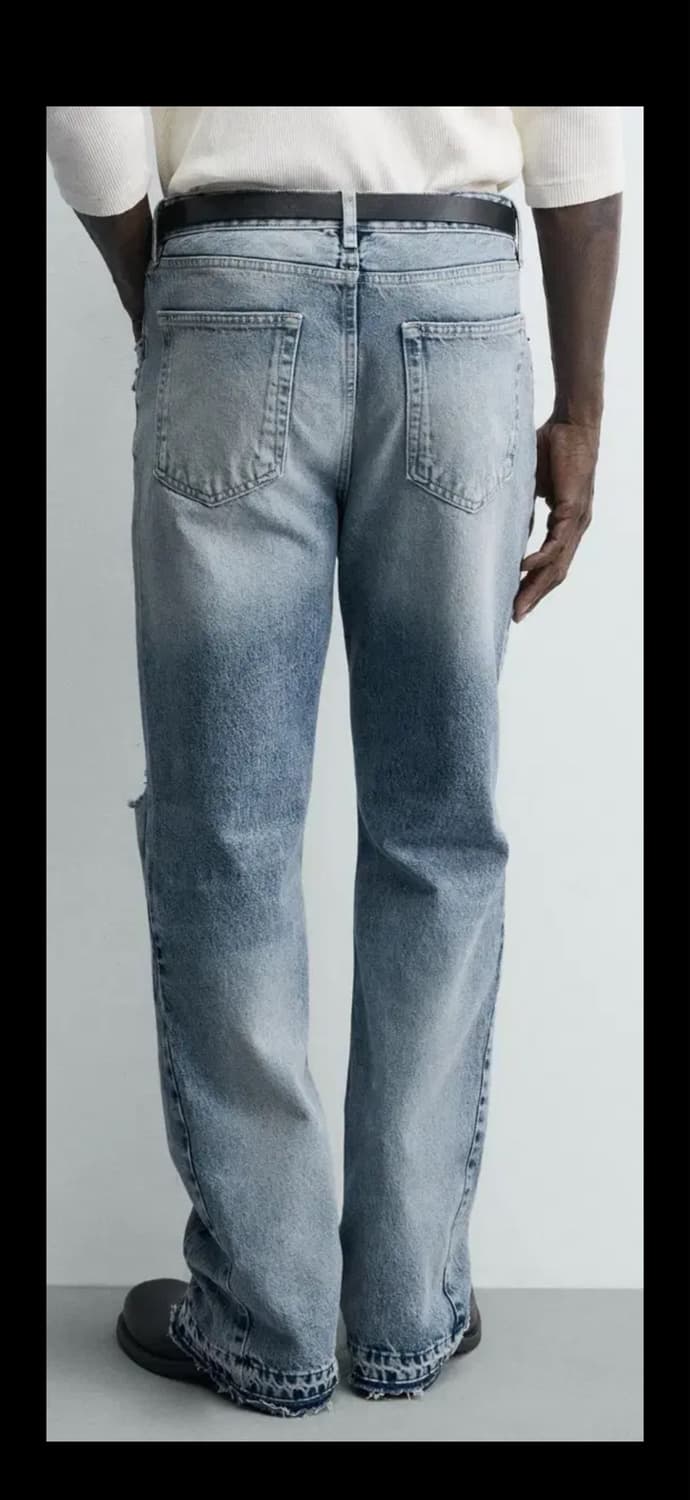자라(zara) JEANS FLARE FIT 디스트로이드 (KR 31) 상품이미지3