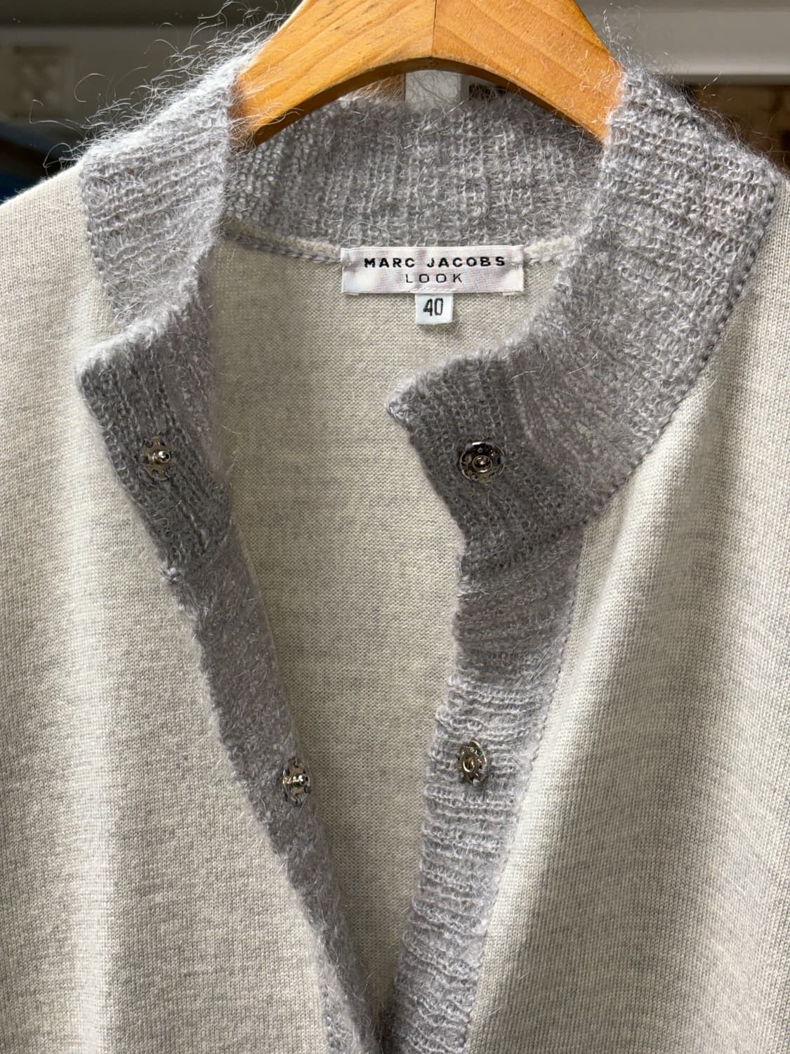 마크 제이콥스 룩 모헤어 가디건,베스트 상품이미지2