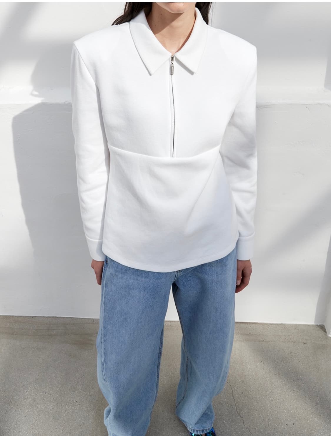 새상품) DRAGONBLUES  드래곤블루스 클래식 DB 피케 집업탑 상품이미지6