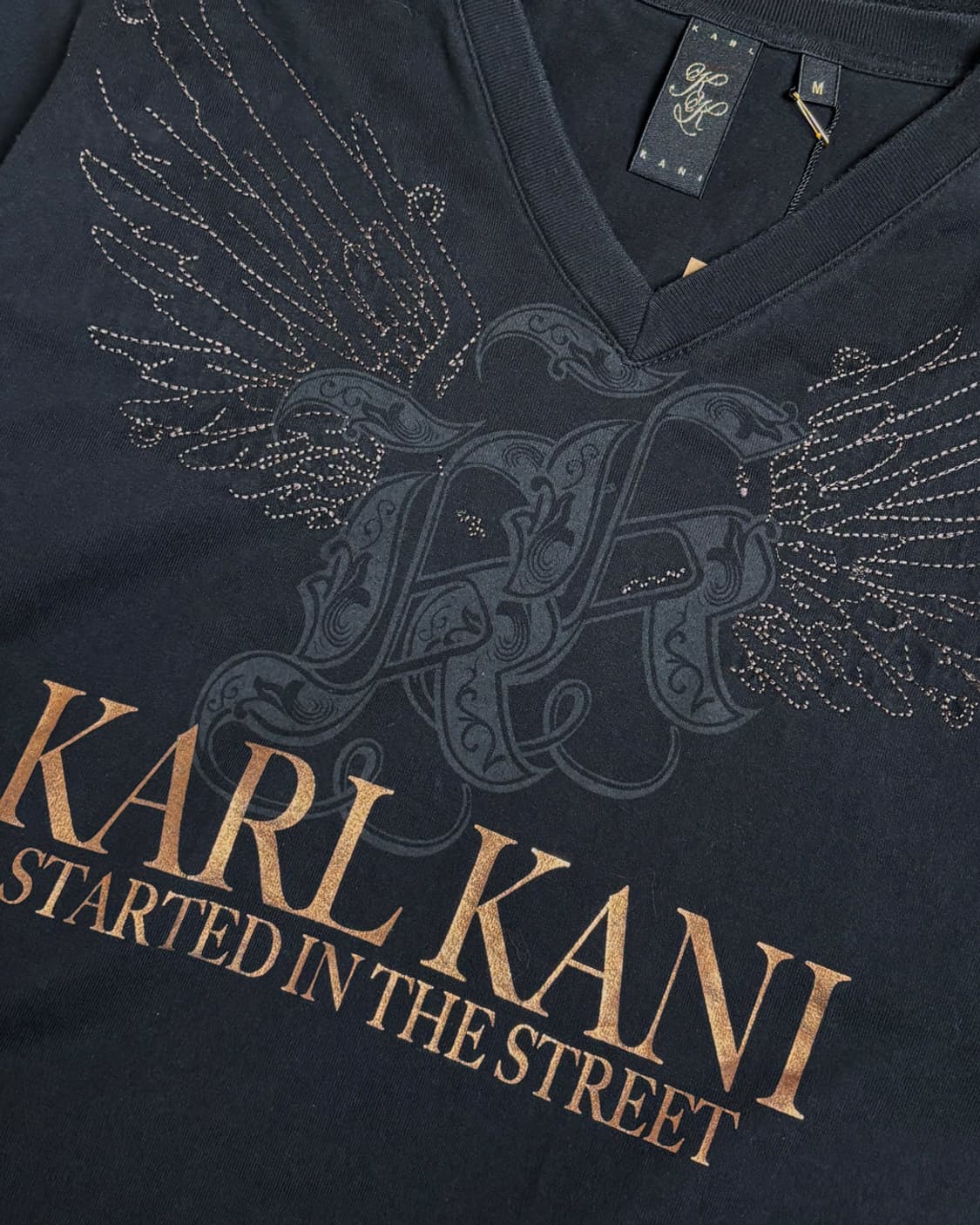 일본빈티지 KARL KANI 브이넥 상품이미지3