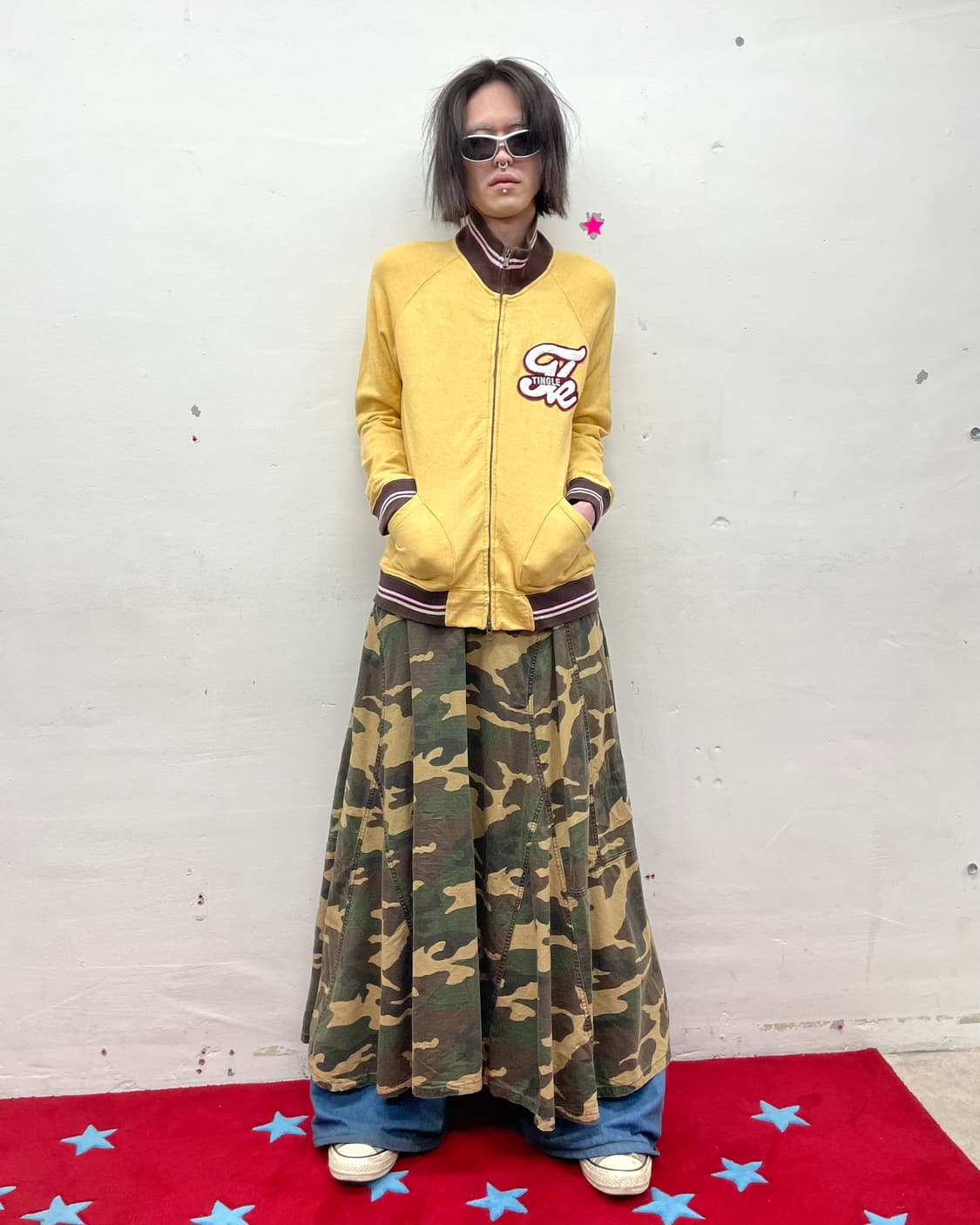 Retro Mustard TINGLE Coloring Zip-Up 상품이미지5