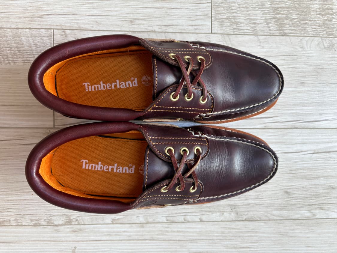 팀버랜드 보트슈즈 버건디 265 상품이미지4