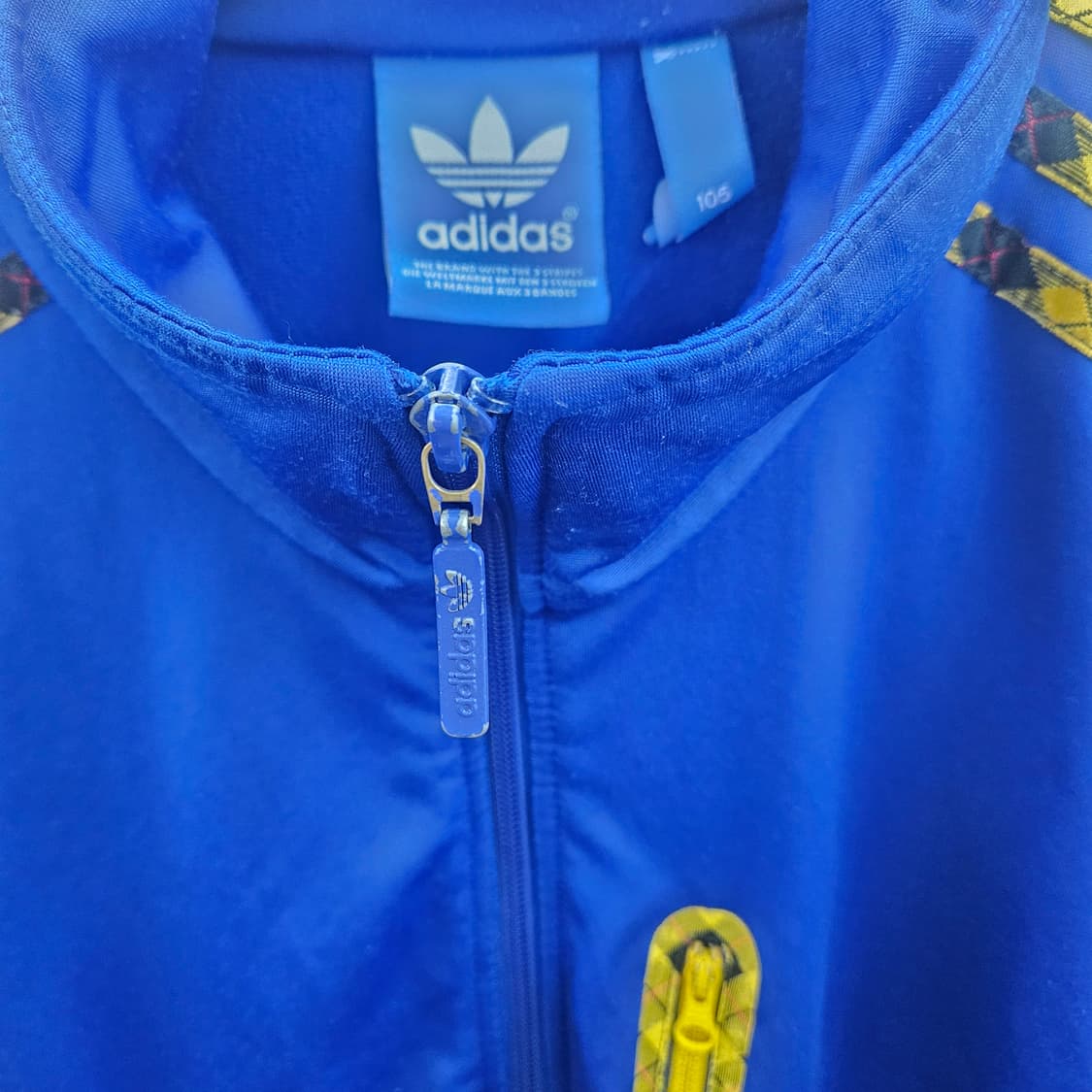 아디다스 트레포일 패턴 트랙탑 져지 블루 105(XL) 상품이미지6