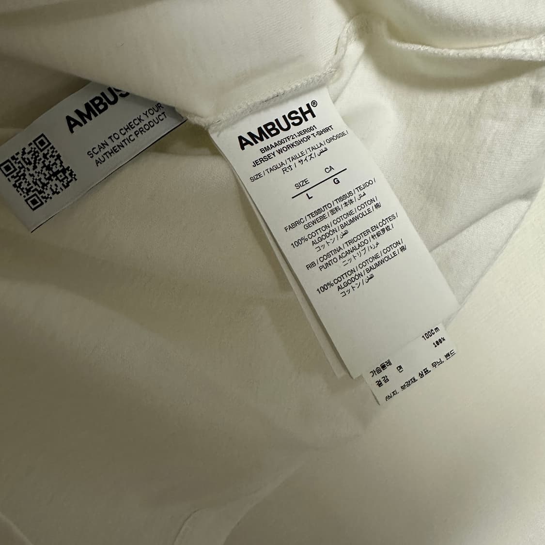 새상품 - 앰부쉬 티셔츠 L사이즈 상품이미지5