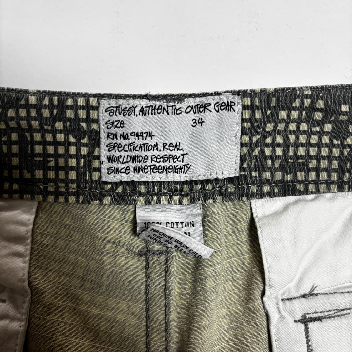 90년대 올드 스투시 반바지 상품이미지4