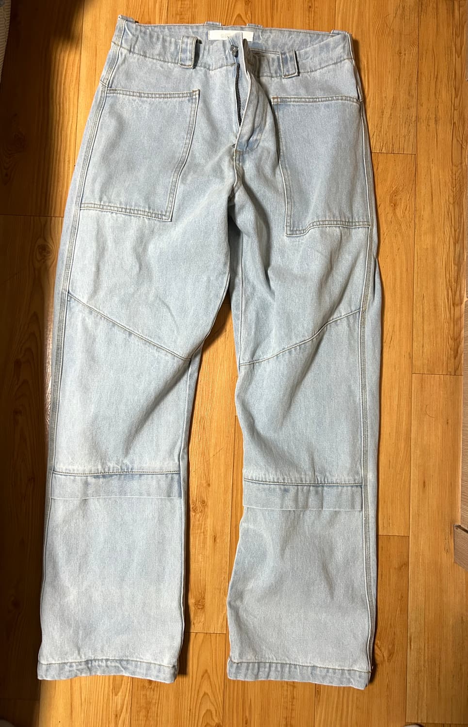 [M] 플라스틱프로덕트 MPa 웨이브 지퍼 팬츠 스틸블루 상품이미지4