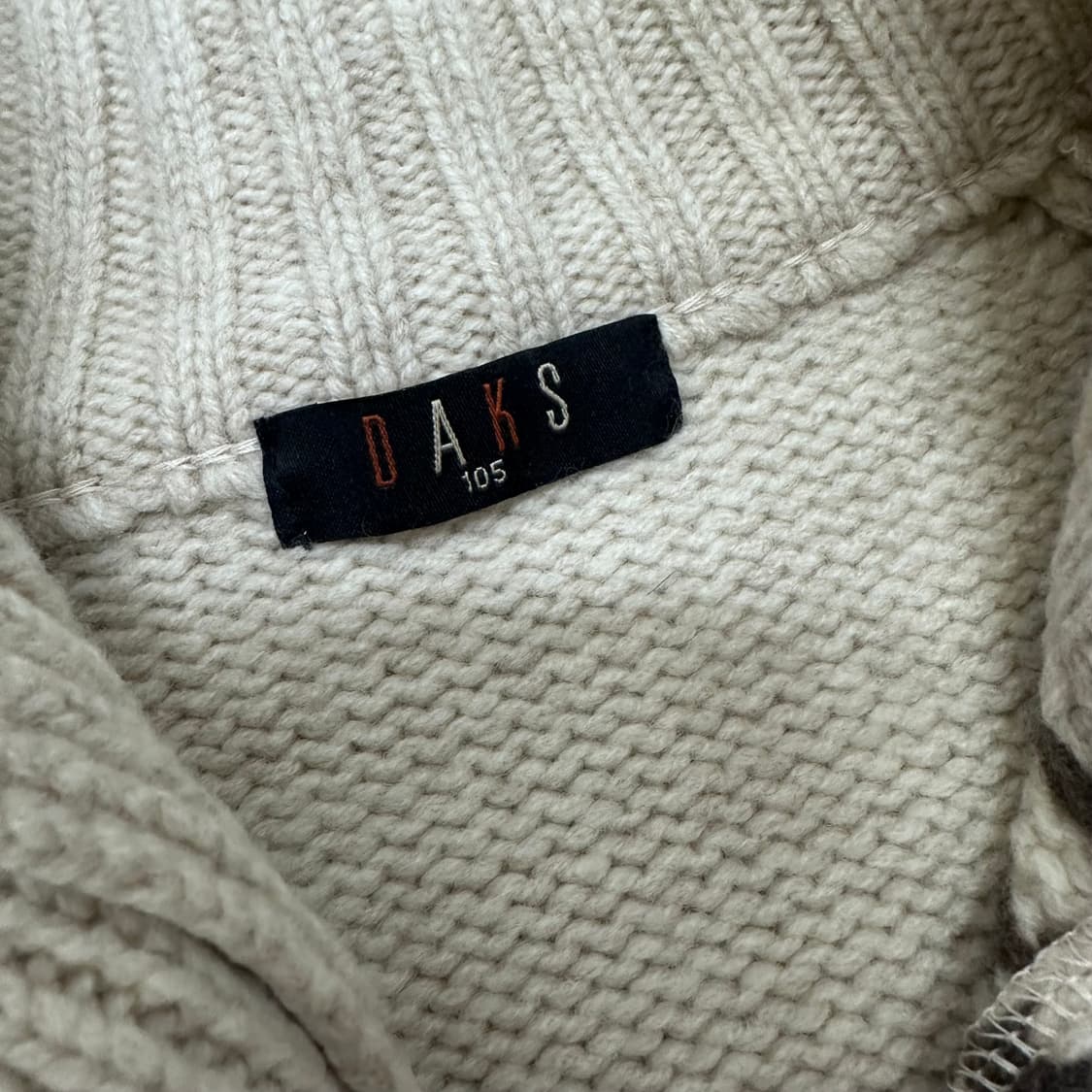 DAKS 닥스 울 노르딕 니트 105(XL) 상품이미지5