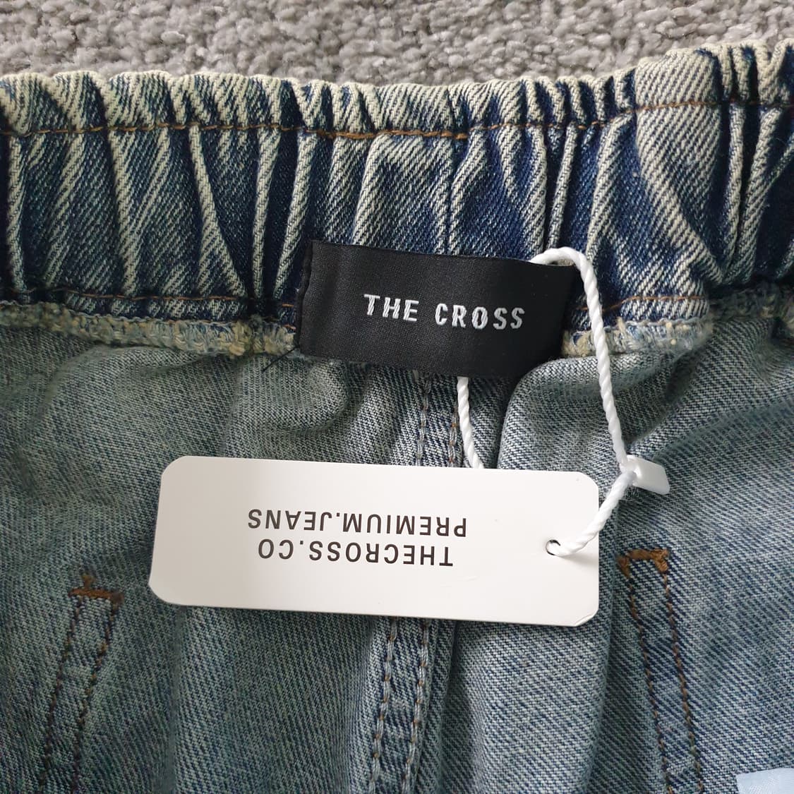 THE CROSS JEANS&CO 워싱 데님 팬츠 상품이미지2